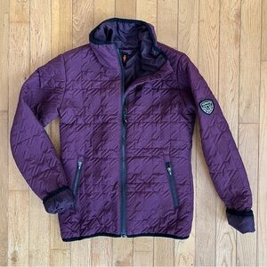 Kerrits Kids Quilted Equestrian Jacket in Purple